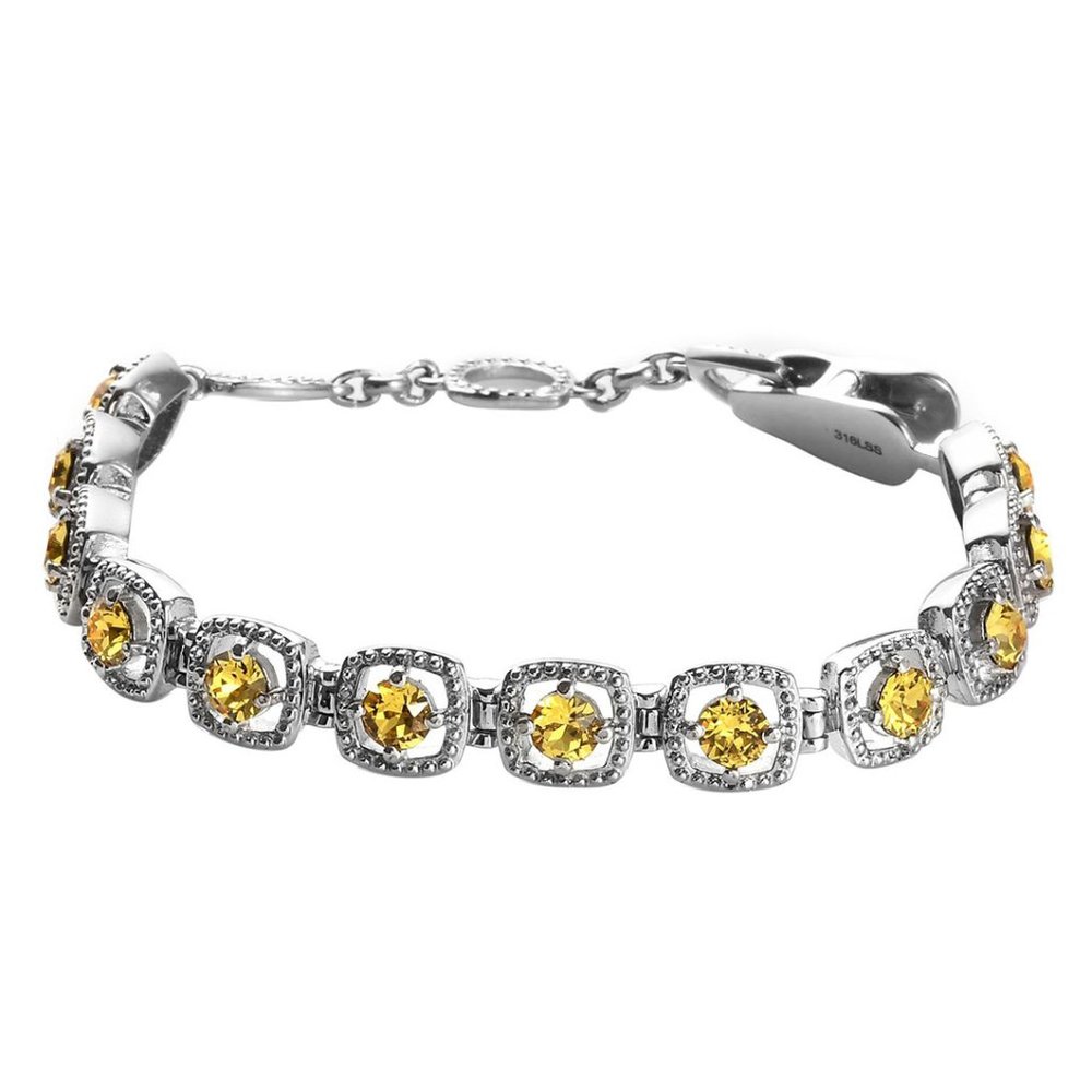 3.15 Genuine Swarovski Yellow, Topaz Crystal